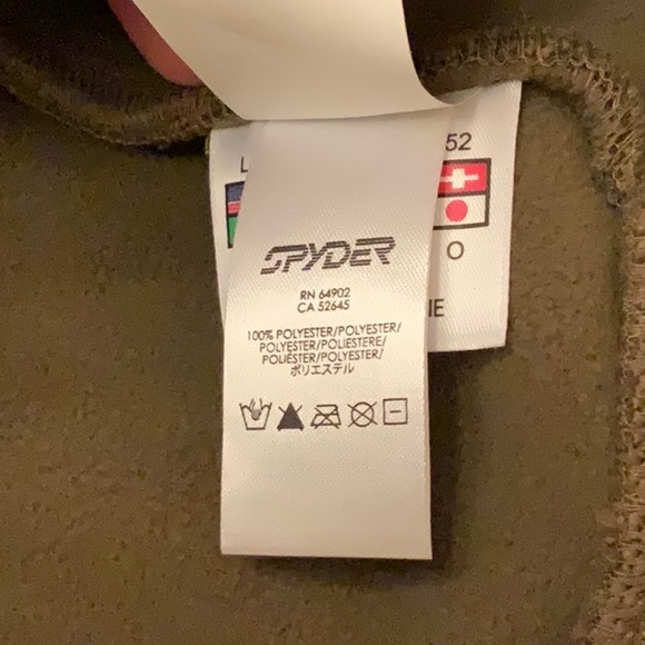 Spyder Men’s Fallen Patriot Half Zip Mid-Wt core sweater - Large - Sergeant - Picture 10 of 12